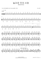 The Amazing Love of the Lord (놀라운 주의 사랑) ANOINTING (어노인팅) Full Drum Transcription / Drum Sheet Music COPYDRUM