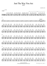 Just the Way You Are - Milky drum sheet music