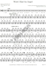 Wish I Had an Angel Nightwish Full Drum Transcription / Drum Sheet Music COPYDRUM