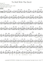 To Hell With The Devil Stryper Full Drum Transcription / Drum Sheet Music COPYDRUM