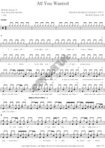 All You Wanted Michelle Branch Full Drum Transcription / Drum Sheet Music COPYDRUM