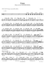 Faint (COOP3RDRUMM3R Drum Cover) Linkin Park Full Drum Transcription / Drum Sheet Music COPYDRUM