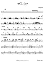 Ao To Natsu (青と夏) "Blue and Summer" - Mrs. Green Apple (ミセスグリーンアップル) drum sheet music