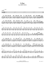 Lilac (ライラック) - Mrs. Green Apple (ミセスグリーンアップル) drum sheet music