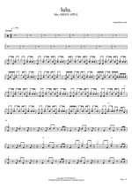 Lulu. - Mrs. Green Apple (ミセスグリーンアップル) drum sheet music