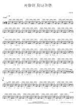 When Love Passes By (사랑이 지나가면) Lee Moonse (이문세) Full Drum Transcription / Drum Sheet Music COPYDRUM