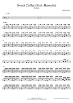 Sweet Coffee (feat. Bassette) - Mullally drum sheet music