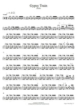 Gypsy Train Toto Full Drum Transcription / Drum Sheet Music COPYDRUM