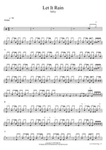 Let It Rain Valley Full Drum Transcription / Drum Sheet Music COPYDRUM