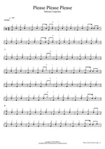 Please Please Please Sabrina Carpenter Full Drum Transcription / Drum Sheet Music COPYDRUM