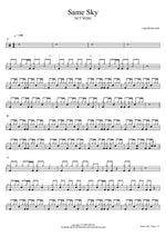 Same Sky - NCT Wish (エヌシーティー・ウィッシュ) drum sheet music