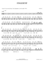 Fingertip (FINGERTIP) GFRIEND (여자친구) Full Drum Transcription / Drum Sheet Music COPYDRUM