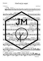 Geef Mij Je Angst André Hazes Full Drum Transcription / Drum Sheet Music JM Sheet Music