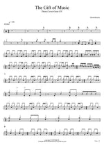 The Gift of Music (Gene Vichayaporn Drum Cover) Dream Theater Full Drum Transcription / Drum Sheet Music COPYDRUM