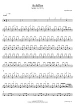 Achilles - Nowz drum sheet music