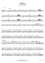 Roses The Band CAMINO Full Drum Transcription / Drum Sheet Music COPYDRUM