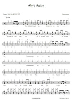 Alive Again Planetshakers Full Drum Transcription / Drum Sheet Music COPYDRUM