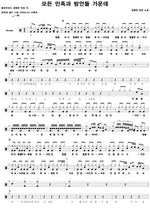 Among All Nations and Tongues (모든 민족과 방언들 가운데) Worship and Praise (경배와 찬양) Full Drum Transcription / Drum Sheet Music COPYDRUM