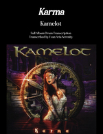 Kamelot: Karma (Complete Album Drum Transcriptions) by Jaslow Drum Sheets