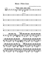 Pobre Juan Maná Full Drum Transcription / Drum Sheet Music Carlos Dias Aidos