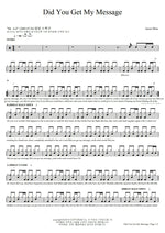 Did You Get My Message Jason Mraz Full Drum Transcription / Drum Sheet Music COPYDRUM