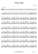 Friday Night (Friday Night) g.o.d (지오디) Full Drum Transcription / Drum Sheet Music COPYDRUM