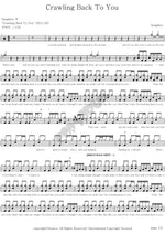 Crawling Back to You Chris Daughtry Full Drum Transcription / Drum Sheet Music COPYDRUM