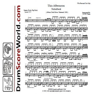 Shadow Boxing - Parkway Drive - Drum Sheet Music - DrumScoreWorld