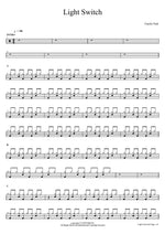 Light Switch Charlie Puth Full Drum Transcription / Drum Sheet Music COPYDRUM