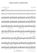 Jesus lived in a motel room 혁오 Full Drum Transcription / Drum Sheet Music COPYDRUM