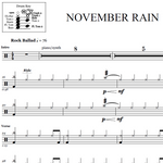 November Rain Guns N' Roses Full Drum Transcription / Drum Sheet Music OnlineDrummer.com