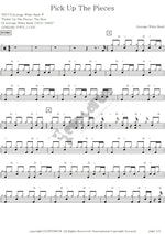 Pick Up the Pieces Average White Band Full Drum Transcription / Drum Sheet Music COPYDRUM