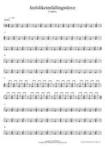 feelslikeimfallinginlove Coldplay Full Drum Transcription / Drum Sheet Music COPYDRUM