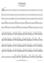 Lifestyle (feat. Adam Levine) Jason Derulo Full Drum Transcription / Drum Sheet Music COPYDRUM