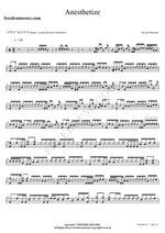 Anesthetize (Gavin Harrison at Guitar Center Sessions) Porcupine Tree Full Drum Transcription / Drum Sheet Music COPYDRUM