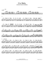 Cry Baby - Official Hige Dandism (Official髭男dism) drum sheet music