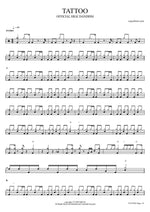 Tattoo - Official Hige Dandism (Official髭男dism) drum sheet music
