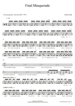 Final Masquerade Linkin Park Full Drum Transcription / Drum Sheet Music COPYDRUM