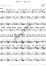 The River of No Return (돌아오지 않는 강) Cho Yong Pil (조용필) Full Drum Transcription / Drum Sheet Music COPYDRUM
