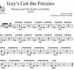 Izzy’s Got the Frizzies Carmen Carter Full Drum Transcription / Drum Sheet Music DrumSetSheetMusic.com