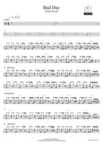 Bad Day Daniel Powter Full Drum Transcription / Drum Sheet Music COPYDRUM