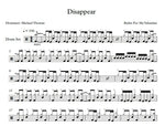 Disappear Bullet For My Valentine Full Drum Transcription / Drum Sheet Music Franki Bio