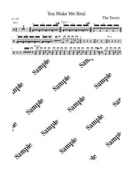 You Make Me Real The Doors Full Drum Transcription / Drum Sheet Music KiwiDrums