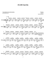 It's All I Can Do The Cars Full Drum Transcription / Drum Sheet Music Jaslow Drum Sheets