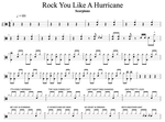Rock You Like a Hurricane Scorpions Full Drum Transcription / Drum Sheet Music Cyril Mayer