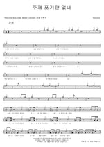 There Is No Giving Up in the Lord (주께 포기란 없네) WELOVE Full Drum Transcription / Drum Sheet Music COPYDRUM