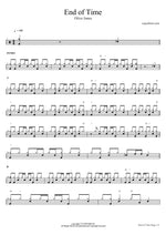 End of Time - Olive Jones drum sheet music