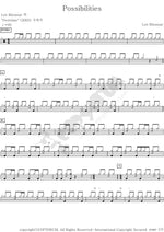 Possibilities Lee Ritenour Full Drum Transcription / Drum Sheet Music COPYDRUM