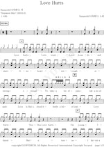 Love Hurts Nazareth Full Drum Transcription / Drum Sheet Music COPYDRUM