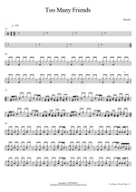 Too Many Friends Placebo Full Drum Transcription / Drum Sheet Music COPYDRUM